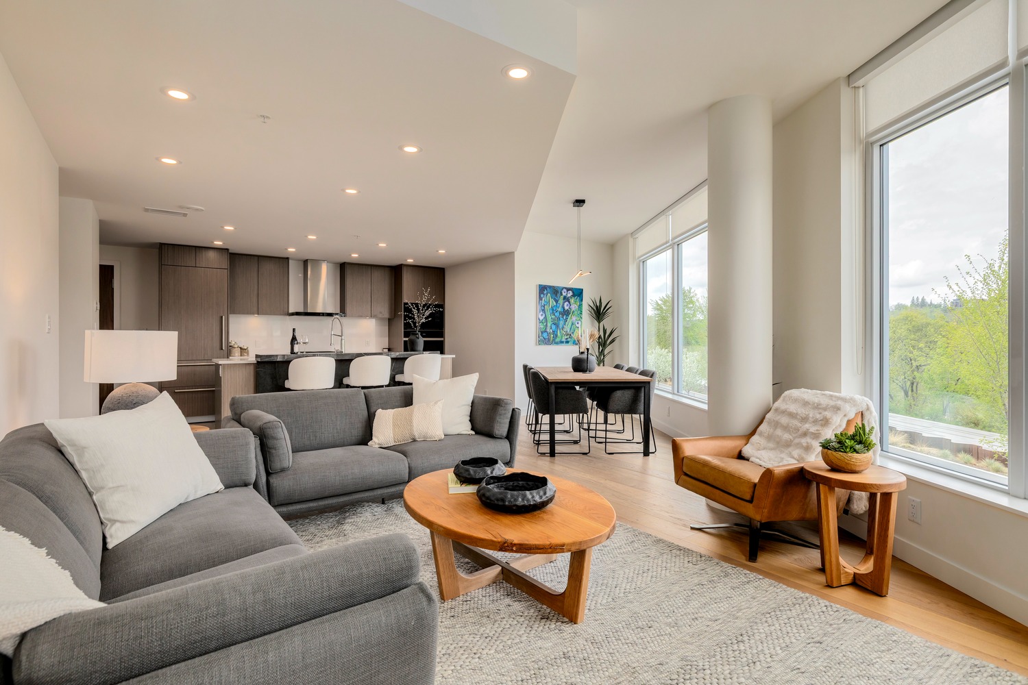 Calgary condo — full open plan